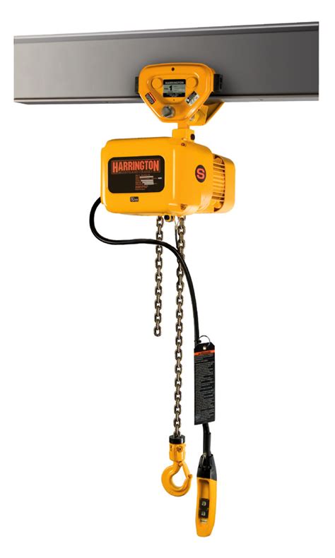 1-Ton Harrington NER Electric Chain Hoist