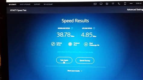 Xfinity speedtest - atilaterra