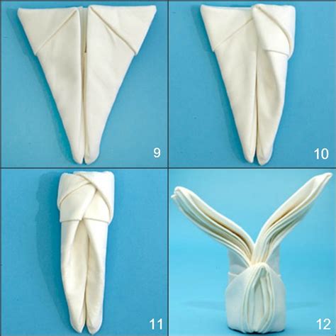 Fun and Festive Bunny Napkin Fold | Jen Schmidt