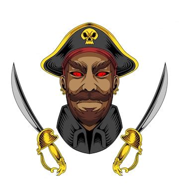 Premium Vector | Pirates mascot gaming logo