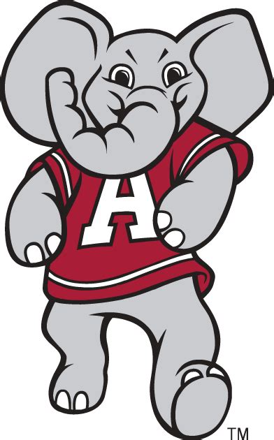 Alabama Crimson Tide Mascot Logo (2001) - mascot Big Al logo | Alabama crimson tide logo, Tide ...