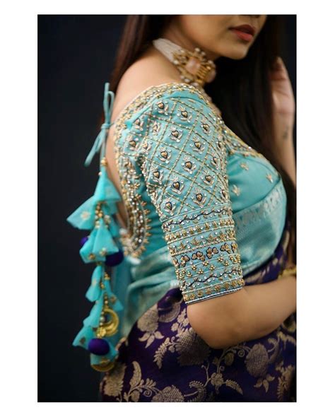 Latest Silk Saree Blouse Designs for South Indian Brides 2023 | Elegant ...