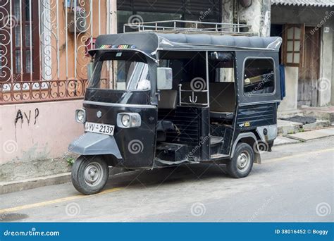 Auto Rickshaw Or Bajaj Three Wheeler On Street In Colombo, Sri Lanka ...