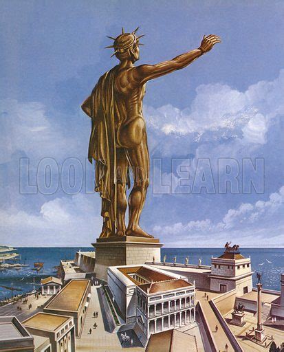 The Colossus of Rhodes stock image | Look and Learn