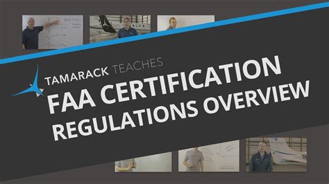 FAA Certification: Regulations overview - YouTube