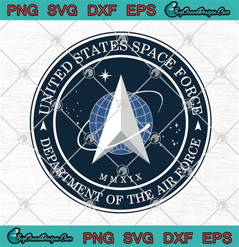 United States Space Force Logo SVG PNG Vector Art