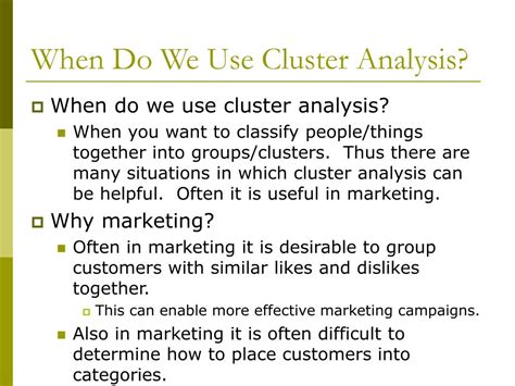 PPT - Cluster Analysis PowerPoint Presentation, free download - ID:3261688