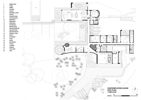 Modernist House, Courtyard House, Site Plan, Modern Style, Virginia ...