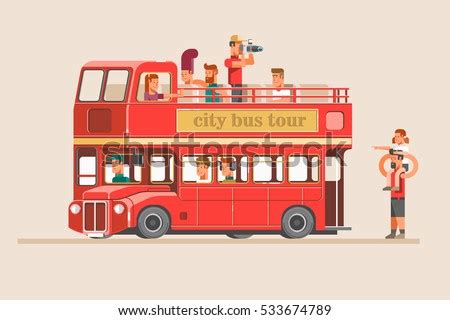 Vector Tourist Bus | Download Free Vector Art | Free-Vectors