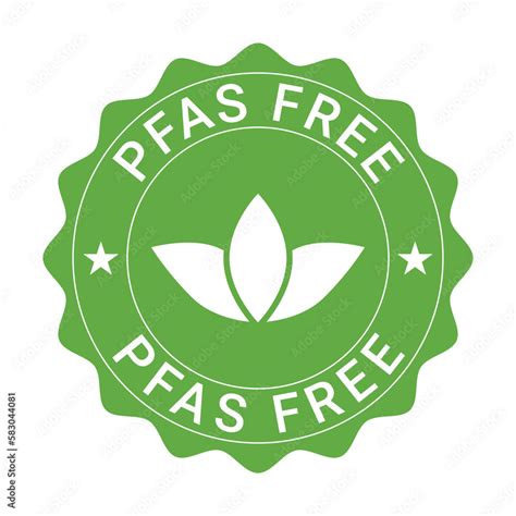 Vecteur Stock PFAS Free Badge, Seal, Label, Banner, Icon, Sticker ...