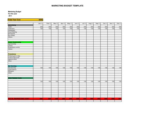 Political Campaign Budget Template