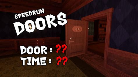 Doors Speedrun | Roblox - YouTube