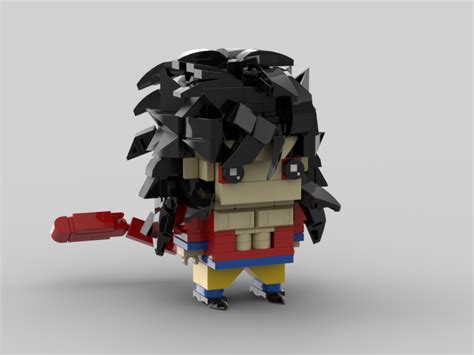 LEGO MOC Goku Super Saiyan 4 by legomania_josh | Rebrickable - Build with LEGO