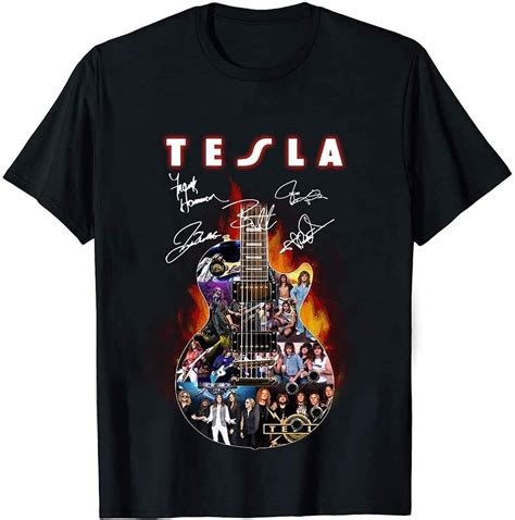 Tesla Band Rock Band Album Cover Photo Guitar and Signed Gift | Etsy