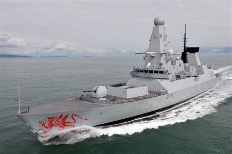 HMS Dragon | Type 45 destroyer, Royal navy ships, Royal navy