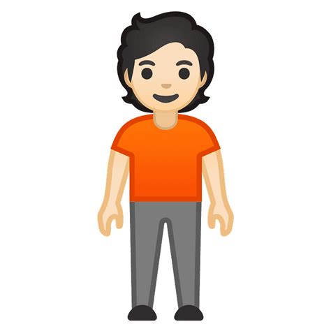 Person standing emoji clipart. Free download transparent .PNG | Creazilla