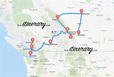 Western Canada road trip - Best Itinerary