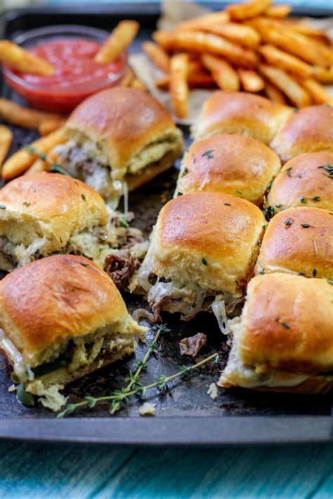 Philly Cheesesteak Sliders Recipe - The Latina Homemaker