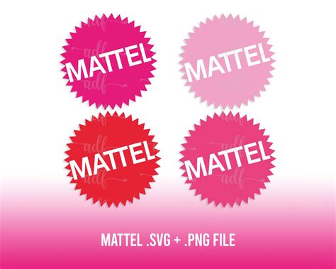 Mattel Sign Inspired Party Box SVG PNG - Etsy