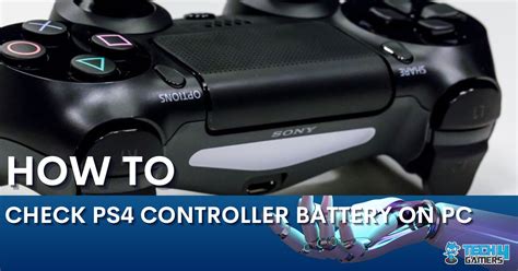 How To Check PS4 Controller Battery On PC? [3 Methods]