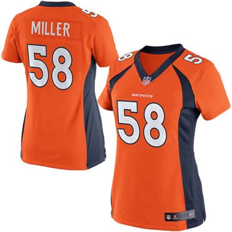 Women's Denver Broncos Von Miller Nike Orange Limited Jersey - NFLShop.com