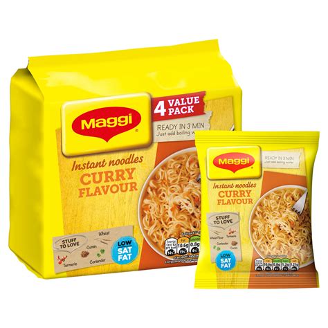 Review - Maggi Instant Noodles Curry Flavour 4 x 59g