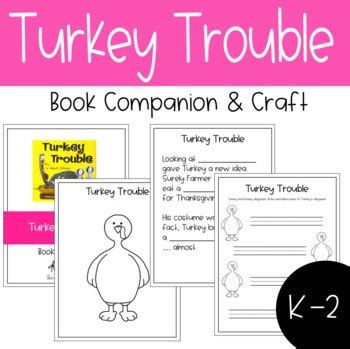 Turkey Trouble Craft & Book Companion | Made By Teachers