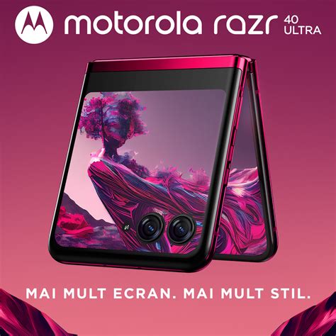 motorola razr 40 ultra, Octa Core 3.2 GHz, 256 GB + 8 GB RAM, Viva Magenta