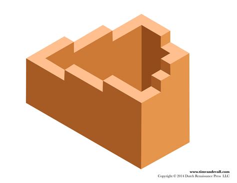 Penrose Stairs / Endless Staircase | Printable Optical Illusions