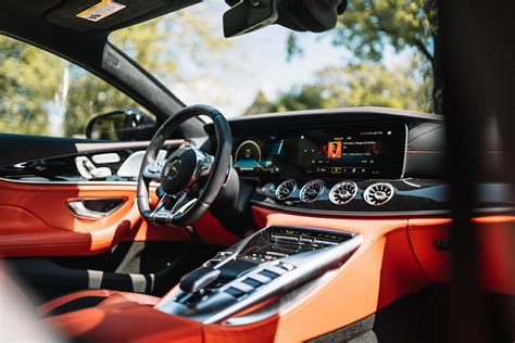 The Interior of a 2021 Mercedes-AMG GT 53 · Free Stock Photo