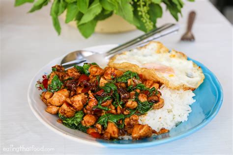 Authentic Thai Basil Chicken Recipe (ผัดกระเพราไก่)