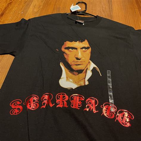 Vintage Scarface Al Pacino Movie T-shirt Size Medium | eBay