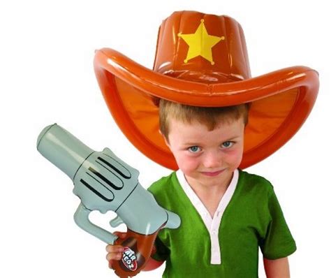 Bluw Inc Inflatable Cowboy Hat And Gun by Bluw Inc, http://www.amazon.com/dp/B004QF0S9S/ref=cm ...