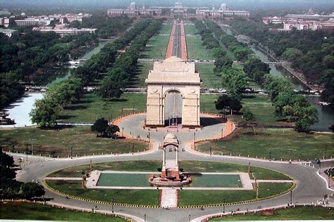 The India Gate, originally called the All India War Memorial, is a war ...