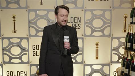 Kieran Culkin: Winner's Backstage Interview - Golden Globes