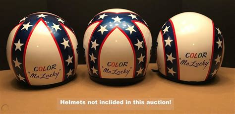 EVEL KNIEVEL Helmet DECAL set! "Make your own helmet" ONLY SET ON EBAY! | #1934700360