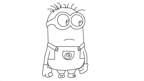 Minion Pencil Drawings Step By Step