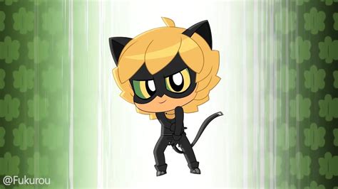 MIRACULOUS - Cat Noir Chibi Transformation | Chibi, Chat noir, Create this book