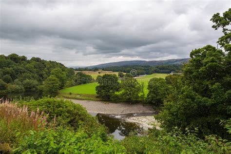 Landscape in the South Lakeland , Cumbria, England, UK Stock Photo ...