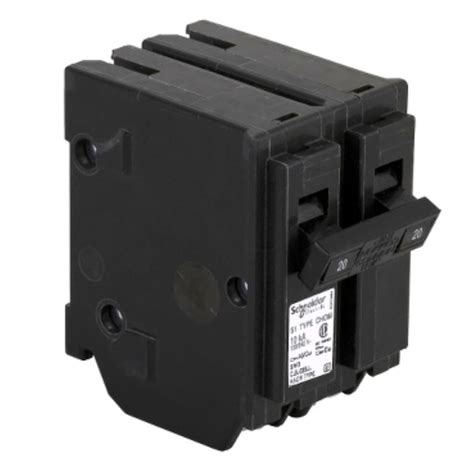 Square D Homeline 20-amp 2-Pole Standard Trip Circuit Breaker HOM220CP at Lowes.com