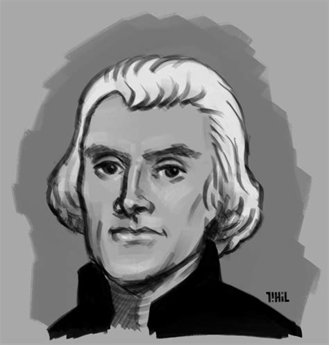 Born This Day...Another Drawing Blog: Thomas Jefferson (1743)