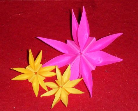 FOLDING ORIGAMI FLOWERS « EMBROIDERY & ORIGAMI