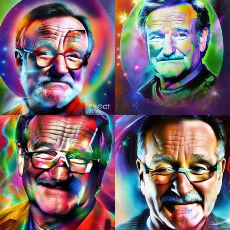 Robin Williams - AI Generated Artwork - NightCafe Creator