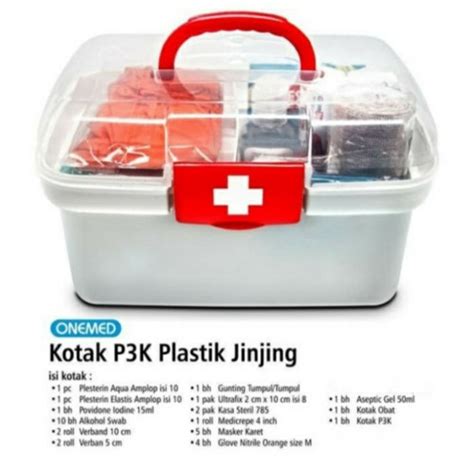 Jual kotak p3k jinjing kotak obat onemed / first aid kit - tanpa thermo ...