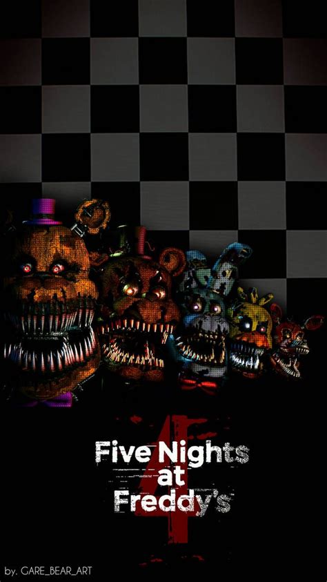 Fnaf 4 wallpaper by GareBearArt1 on DeviantArt | Animatronicos fnaf ...