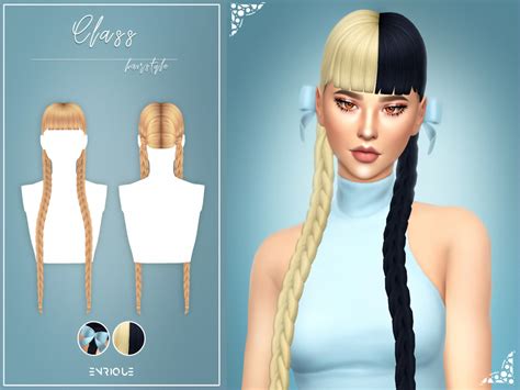 [EnriqueS4] Class Hairstyle New Mesh 18 EA... — ENRIQUE