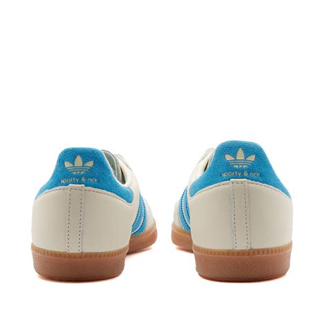 Adidas x Sporty & Rich Samba OG Cream White & Blue Rush | END. (US)