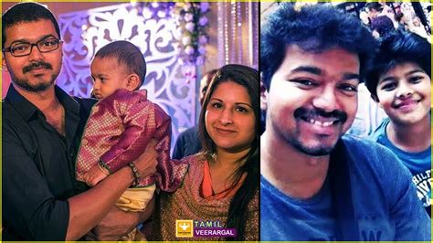 Vijay Family Photos | Actor Vijay Wife, Son Sanjay, Daughter ...