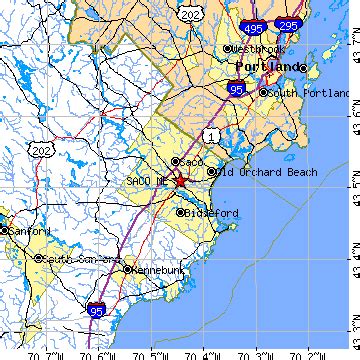 Saco, Maine (ME) ~ population data, races, housing & economy