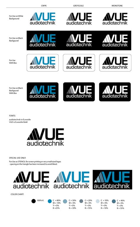 VUE Logo Update & Branding Guide :: Behance